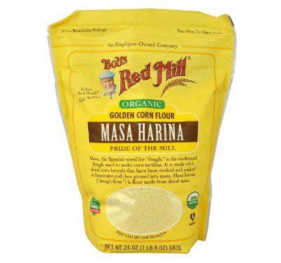 Bob's Red Mill Kosher Organic Golden Corn Flour Masa Harina -- 24 oz