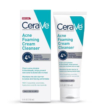 CeraVe Acne Foaming Cream Cleanser -- 5 fl oz