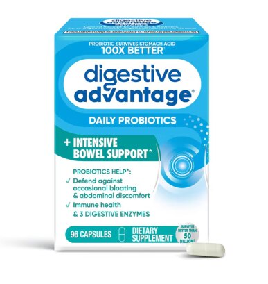 Digestive Advantage Daily Probiotic + Intensive Bowel Support