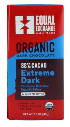 Equal Exchange Organic Dark Chocolate Bar Extreme Dark