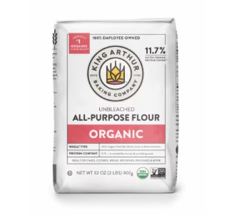 King Arthur Baking Company Non-GMO Organic Unbleached All Purpose Flour