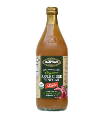 Mantova Organic Apple Cider Vinegar Unfiltered -- 33.8 fl oz