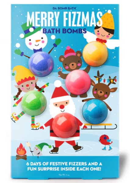 Merry Fizzmas Bath Bombs