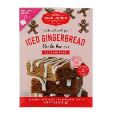 Miss Jones Gluten Free Iced Gingerbread Blondie Bar Mix