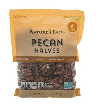 Nature's Eats Pecan Halves -- 16 oz