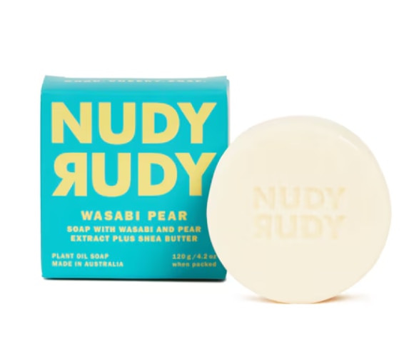 Nudy Rudy Bar Soap Wasabi Pear -- 4.2 oz