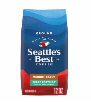 Seattle's Best Coffee Ground Coffee Decaf Portside Blend -- 12 oz Seattle's Best Coffee Ground Coffee Decaf Portside Blend -- 12 oz