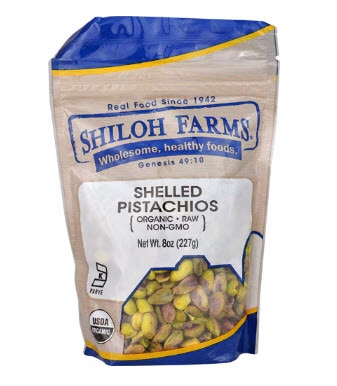 Shiloh Farms Organic - Raw Shelled Pistachios -- 8 oz Shiloh Farms Organic - Raw Shelled Pistachios -- 8 oz