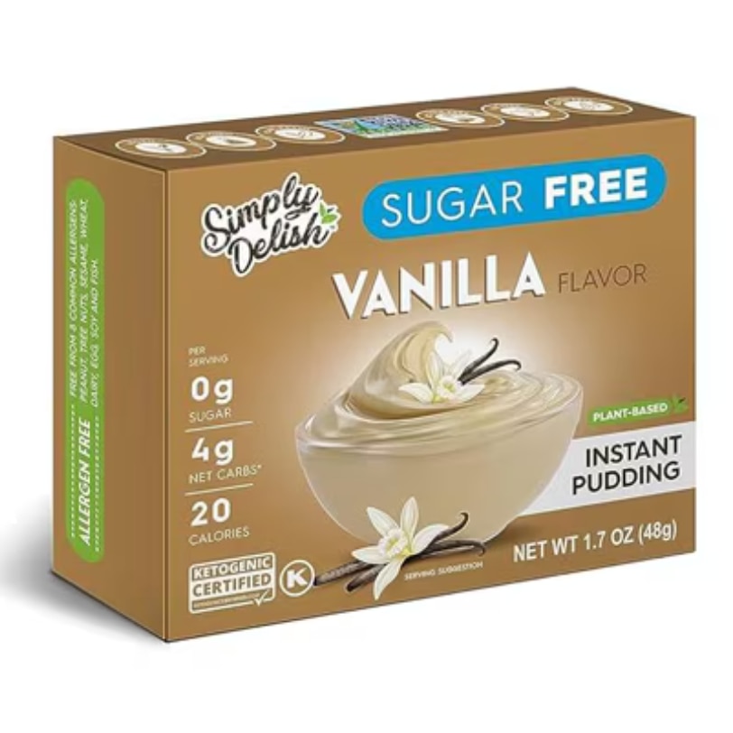 Simply Delish Sugar-Free Instant Vanilla Pudding Simply Delish Sugar-Free Instant Vanilla Pudding