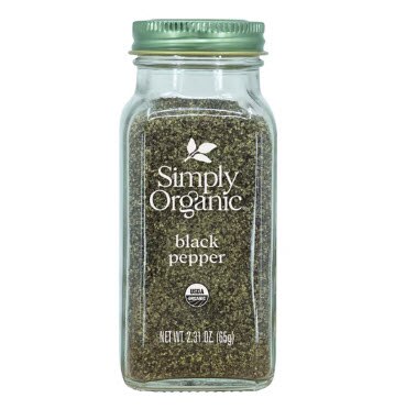 Simply Organic Black Pepper -- 2.31 oz