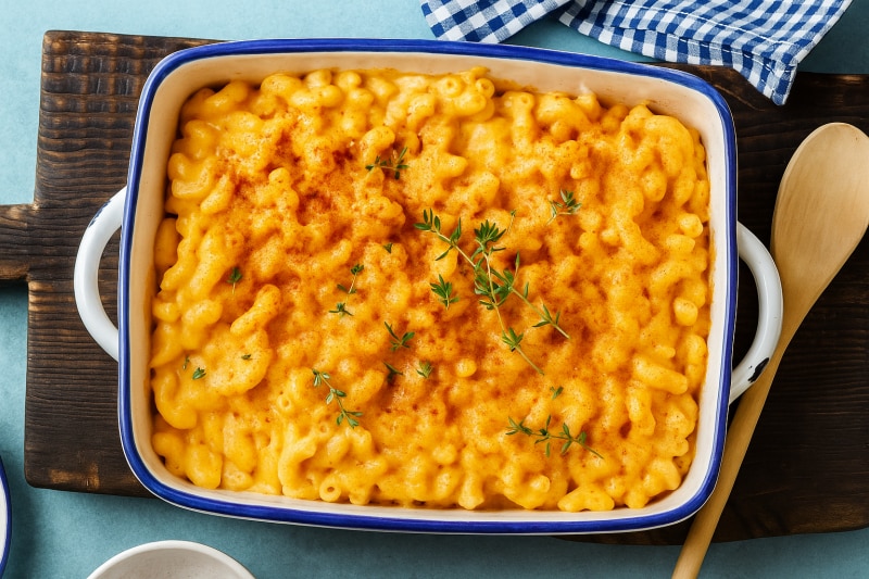Sweet Potato Vegan Mac and Cheese 