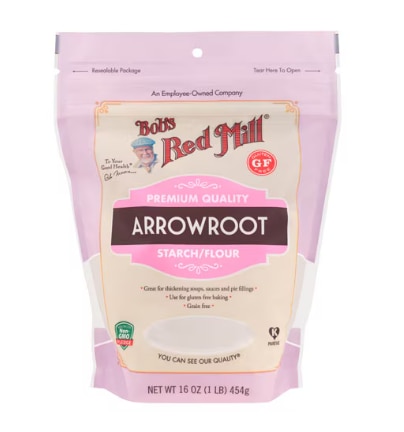 Bob's Red Mill Gluten Free Premium Quality Arrowroot Starch-Flour Bob's Red Mill Gluten Free Premium Quality Arrowroot Starch-Flour