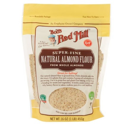 Bob's Red Mill Gluten Free Super-Fine Natural Almond Flour -- 16 oz