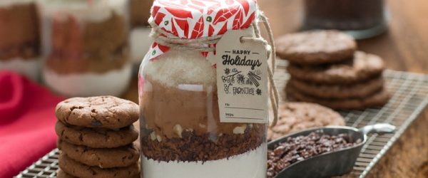 Cookie Mix in a Jar A DIY Cocoa Cookie Mix in a Jar is Ready to Be Gifted for the Holiday Season.