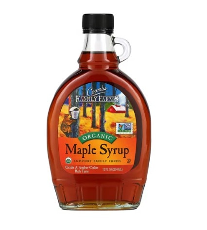 Coombs Family Farms Organic Maple Syrup Grade A Amber Color Rich Taste -- 12 fl oz