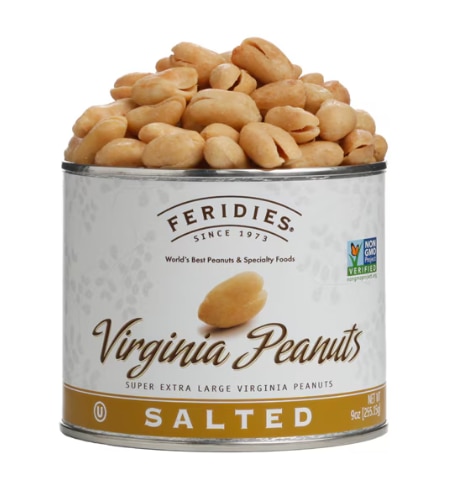 Feridies Gourmet Virginia Peanuts Salted -- 9 oz Feridies Gourmet Virginia Peanuts Salted -- 9 oz