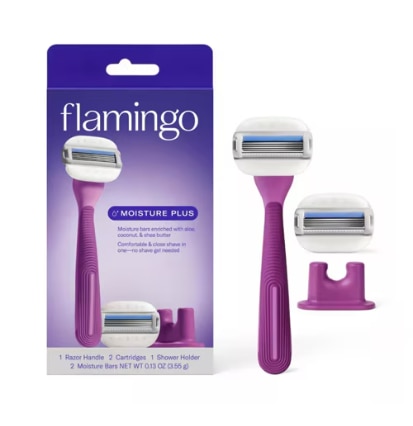 Flamingo Women's Moisture Plus Razor Kit