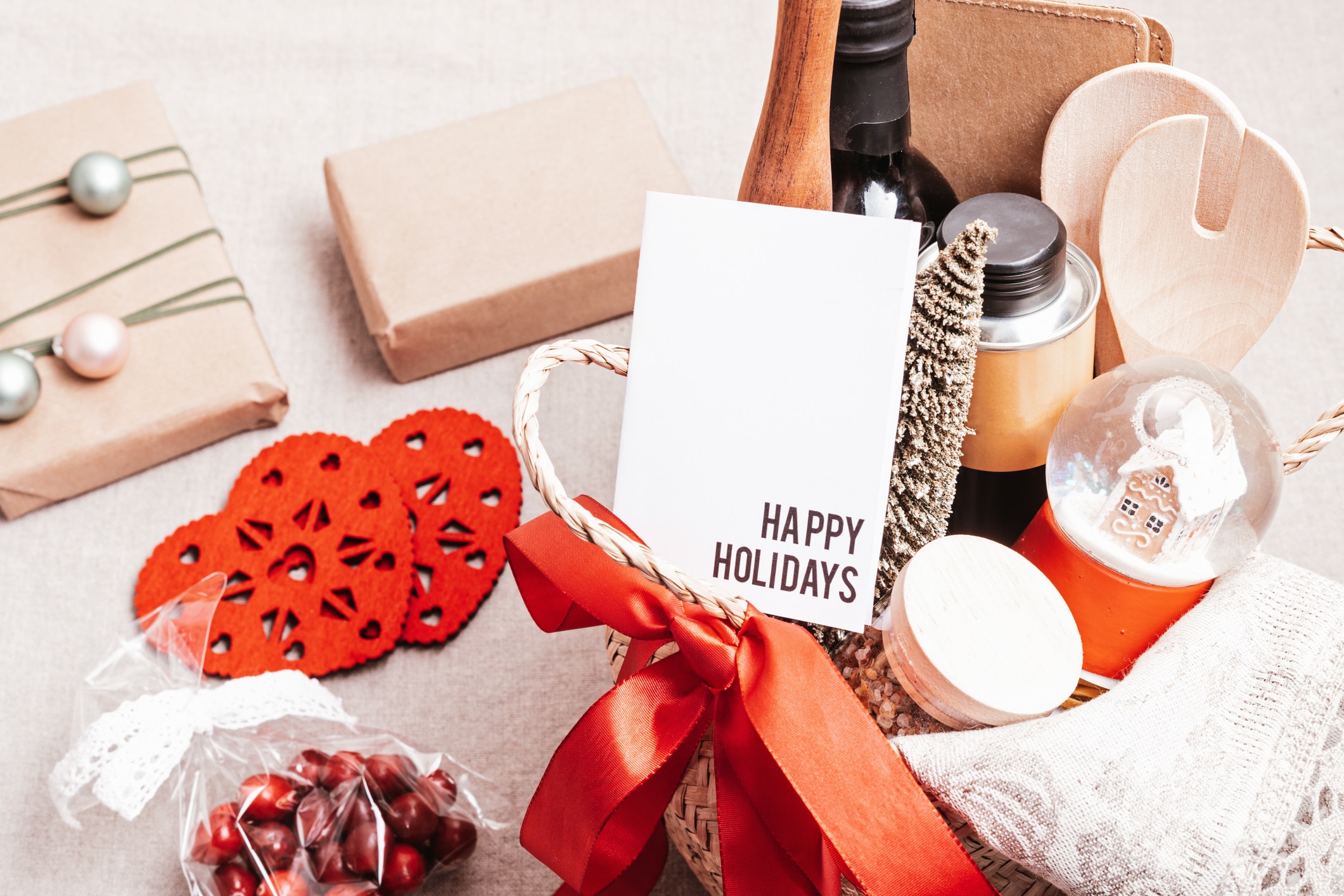 Diabetic Gift Basket With Goodies for Holiday Gatherings