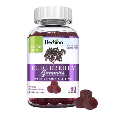 Herbion Naturals - Elderberry Gummies with Vitamin C & Zinc