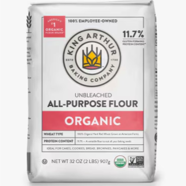 King Arthur Baking Company Organic Unbleached All-Purpose Flour