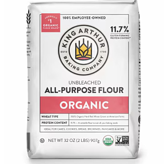 King Arthur Baking Company Organic Unbleached All-Purpose Flour