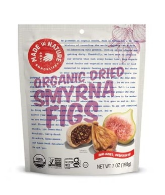 Made In NatuSre Organic Dried Fruit Smyrna Figs -- 7 oz