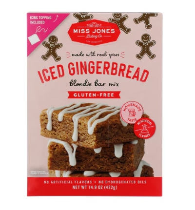 Miss Jones Gluten Free Iced Gingerbread Blondie Bar Mix