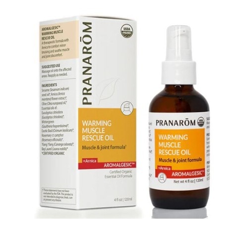 Pranarom Organic Warming Muscle Rescue Oil Aromalgesic -- 4 fl oz Pranarom Organic Warming Muscle Rescue Oil Aromalgesic -- 4 fl oz