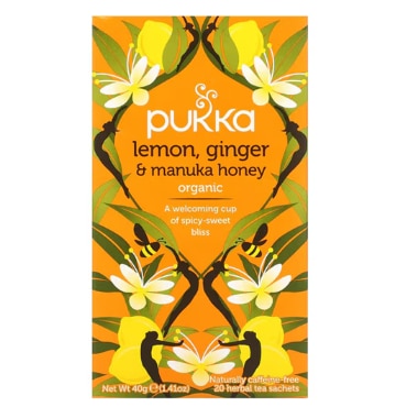 Pukka Organic Lemon Ginger & Makuka Honey Herbal Tea Pukka Organic Lemon Ginger & Makuka Honey Herbal Tea
