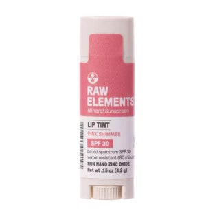 Raw Elements Mineral Sunscreen Pink Lip Shimmer