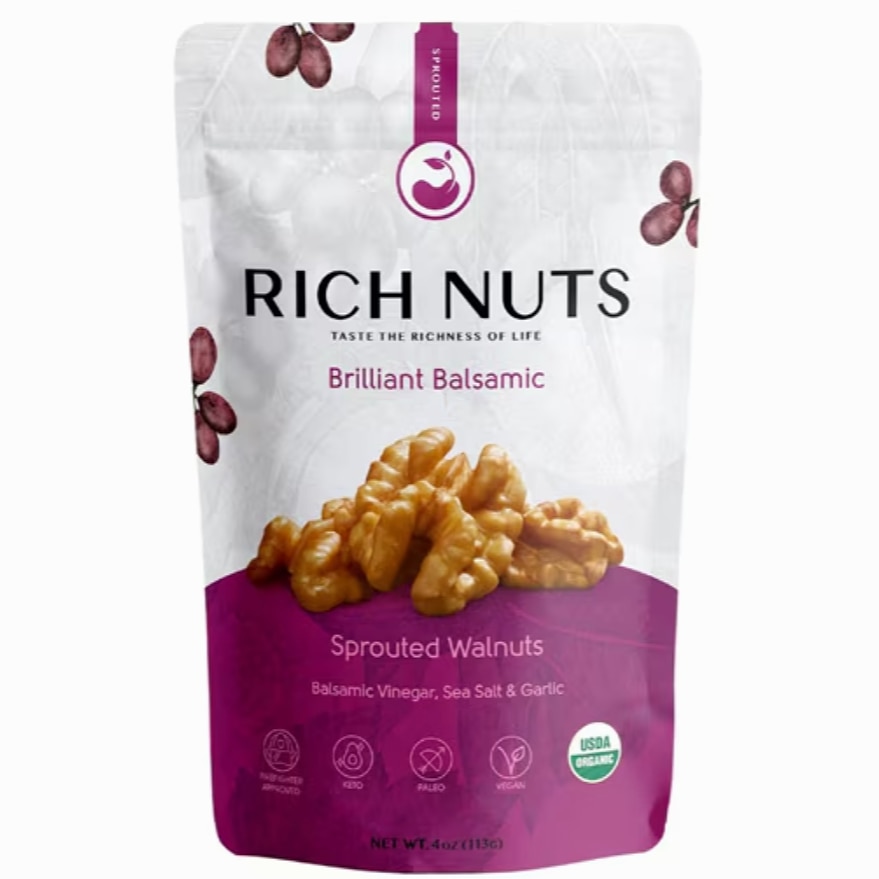 Rich Nuts Sprouted Walnuts Brilliant Balsamic Rich Nuts Sprouted Walnuts Brilliant Balsamic