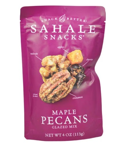 Sahale Snacks Maple Pecans Glazed Mix Walnuts, Apples, Cherries and Cinnamon -- 4 oz