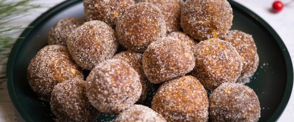 Sugar Plum Recipe A Plate is Piled High With Sugar Plums Wrapped in Sugar and Made Using a Gluten-Free Sugar Plum Recipe.