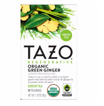 Tazo Organic Green Ginger Herbal Tea Bags Tazo Organic Green Ginger Herbal Tea Bags