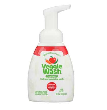 Veggie Wash Foaming Fruit & Vegetable Wash Produce Veggie Wash Foaming Fruit & Vegetable Wash Produce