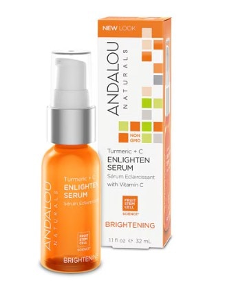 Andalou Naturals Brightening Turmeric + C Enlighten Serum -- 1.1 fl oz