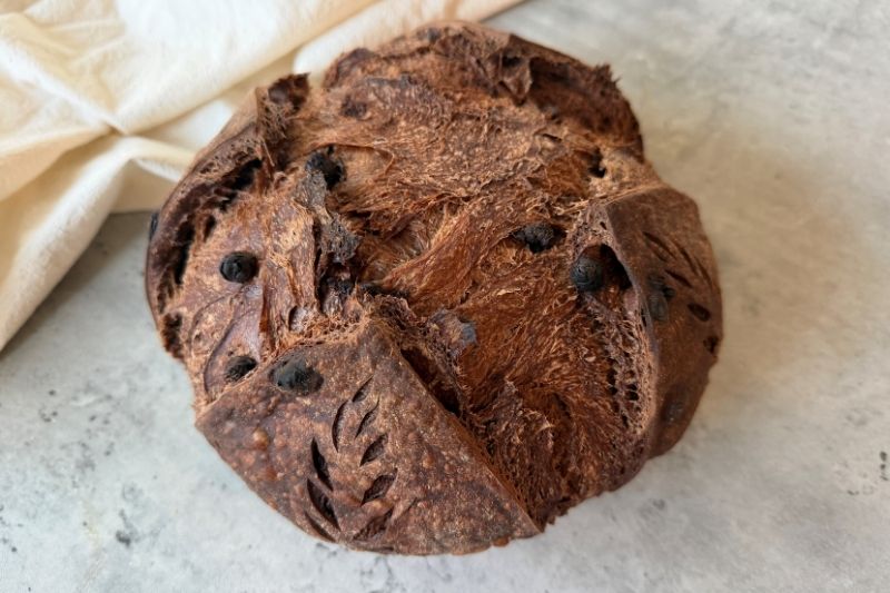 Chocolate Sourdough Loaf