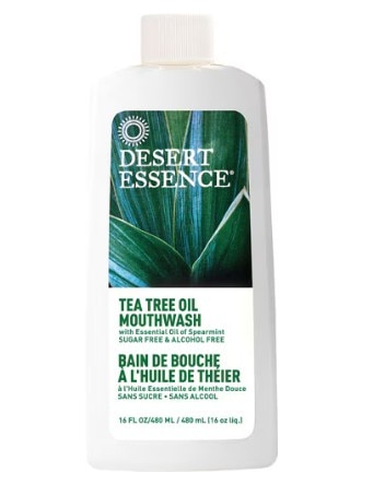 Desert Essence Natural Refreshing Tea Tree Oil Mouthwash -- 16 fl oz
