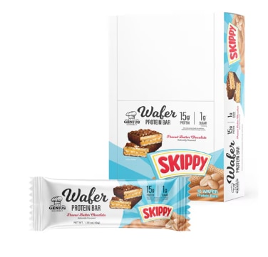 Genius Gourmet Skippy Protein Wafer Bars