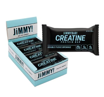 JimmyBar Creatine Protein Bar Double Fudge Brownie