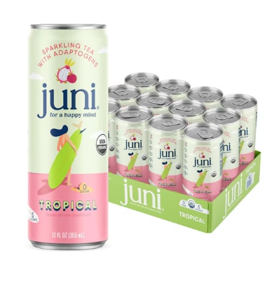 Juni Sparkling Tea Organic with Adaptogens Tropica