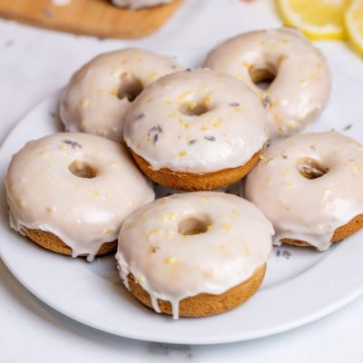 Vegan & Gluten-Free Lemon-Lavender Homemade Donuts Recipe