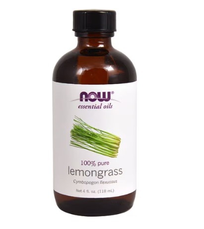 NOW Essential Oils 100% Pure Lemongrass -- 4 fl oz