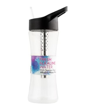 New Wave Enviro Alkaline Refillable Water Bottle With Replaceable Filter -- 700 mL