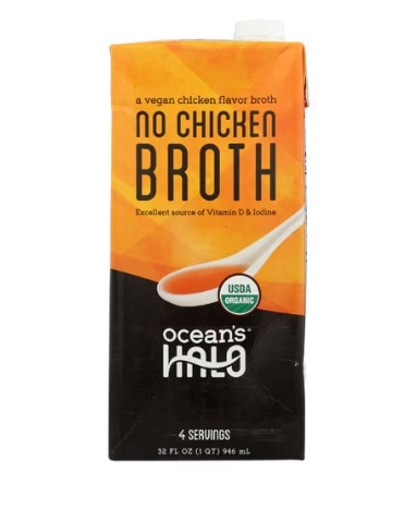 Ocean's Halo Organic No Chicken Broth -- 32 fl oz