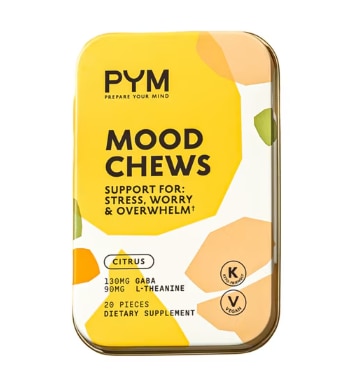 PYM Mood Chew - Support for Stress Worry & Overwhelm Citrus