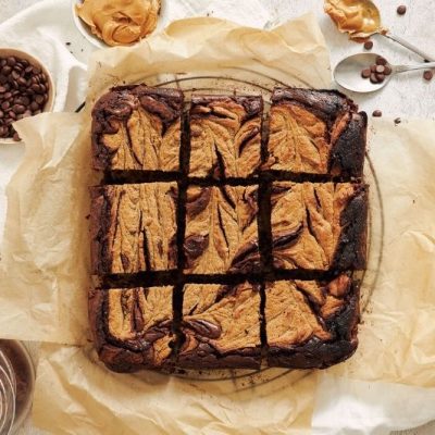 Peanut Butter Swirl Brownies
