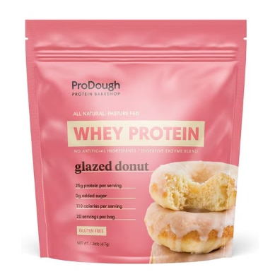 ProDough Whey Protein Powder Glazed Donut