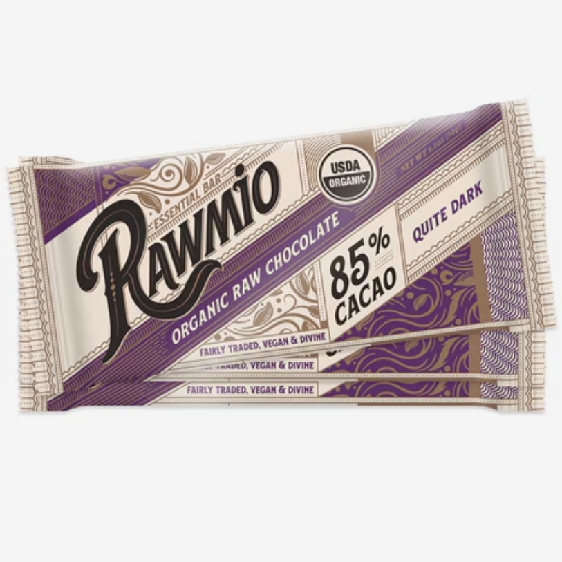 Rawmio Organic Raw Chocolate Essential Bar 85% Cacao Rawmio Organic Raw Chocolate Essential Bar 85% Cacao