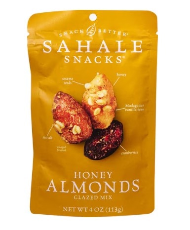 Sahale Snacks Honey Almonds Glazed Mix -- 4 oz